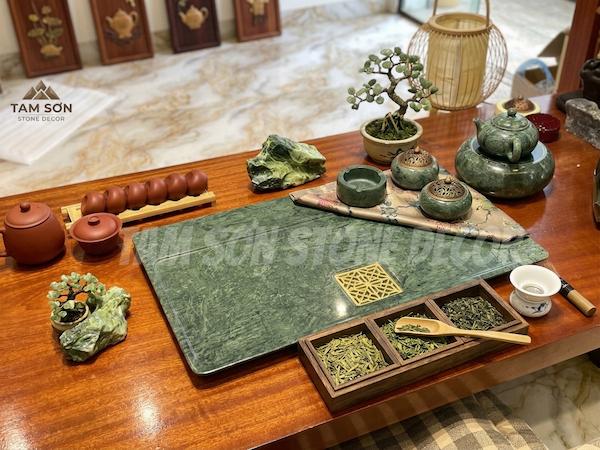 Khay trà bằng đá Tam Sơn