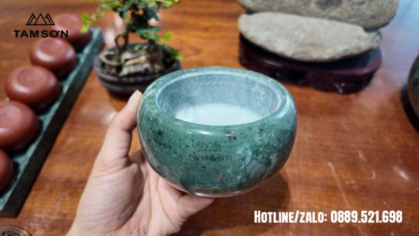 hũ đốt trầm bằng đá