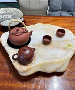 Bếp đá pha trà thạch anh trắng