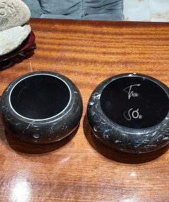 Bếp Pha Trà Bằng Đá Marble Đen Vân Mây Cao Cấp