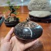 Lư Đốt Trầm Bằng Đá Tự Nhiên Marble Đen Sang Trọng