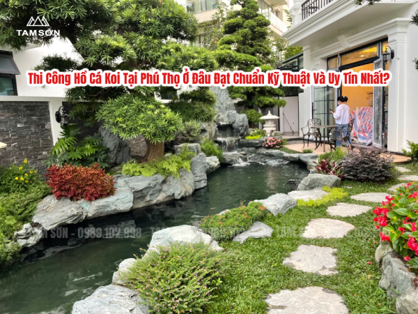 Thi Công Hồ Cá Koi Tại Phú Thọ Ở Đâu Đạt Chuẩn Kỹ Thuật Và Uy Tín Nhất?