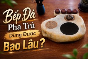bep da pha tra dung duoc bao lau