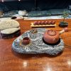 Bếp Đá Pha Trà Tròn Vân Mây