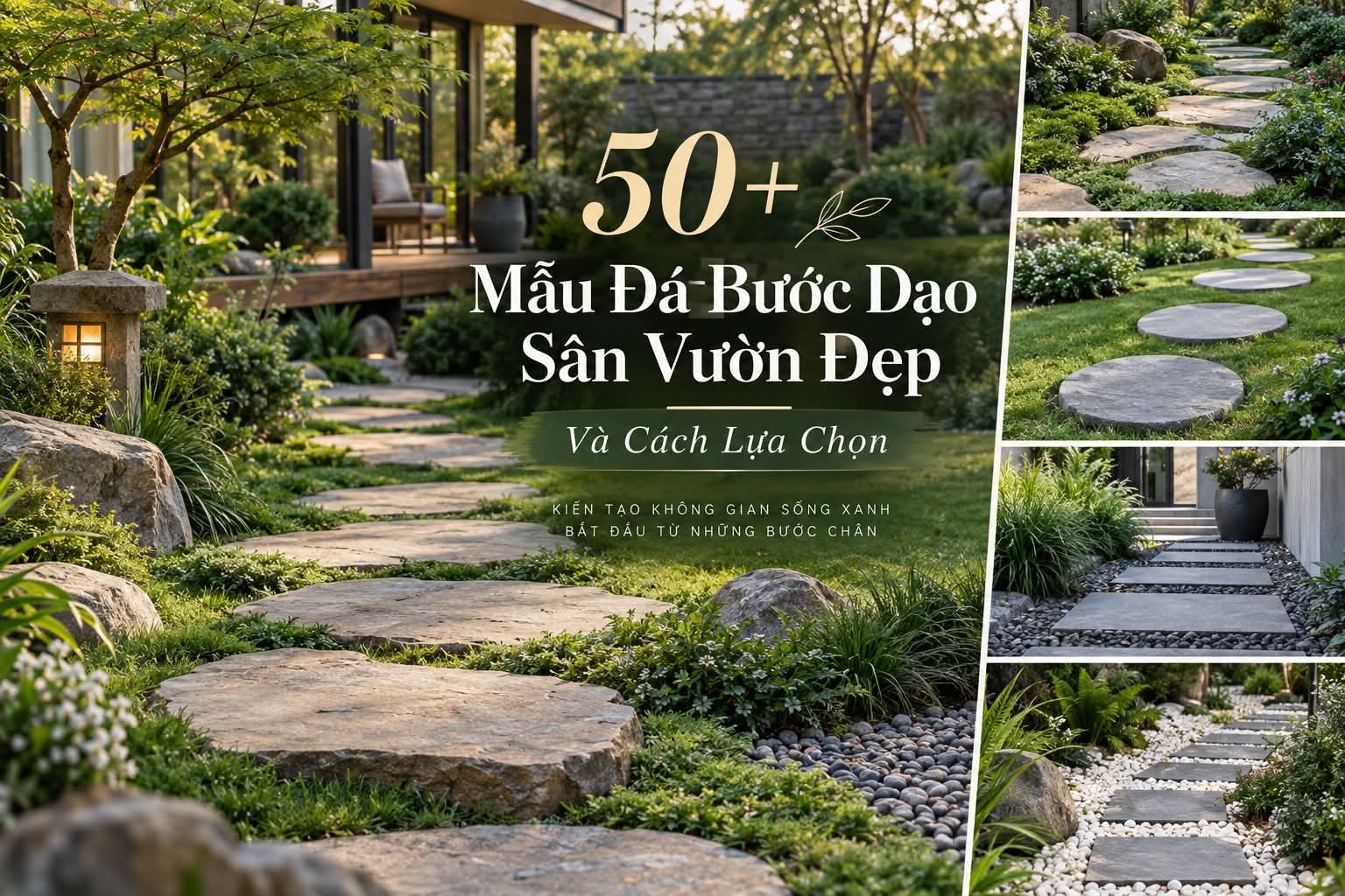 50 Mẫu đá bước dạo sân vườn đẹp