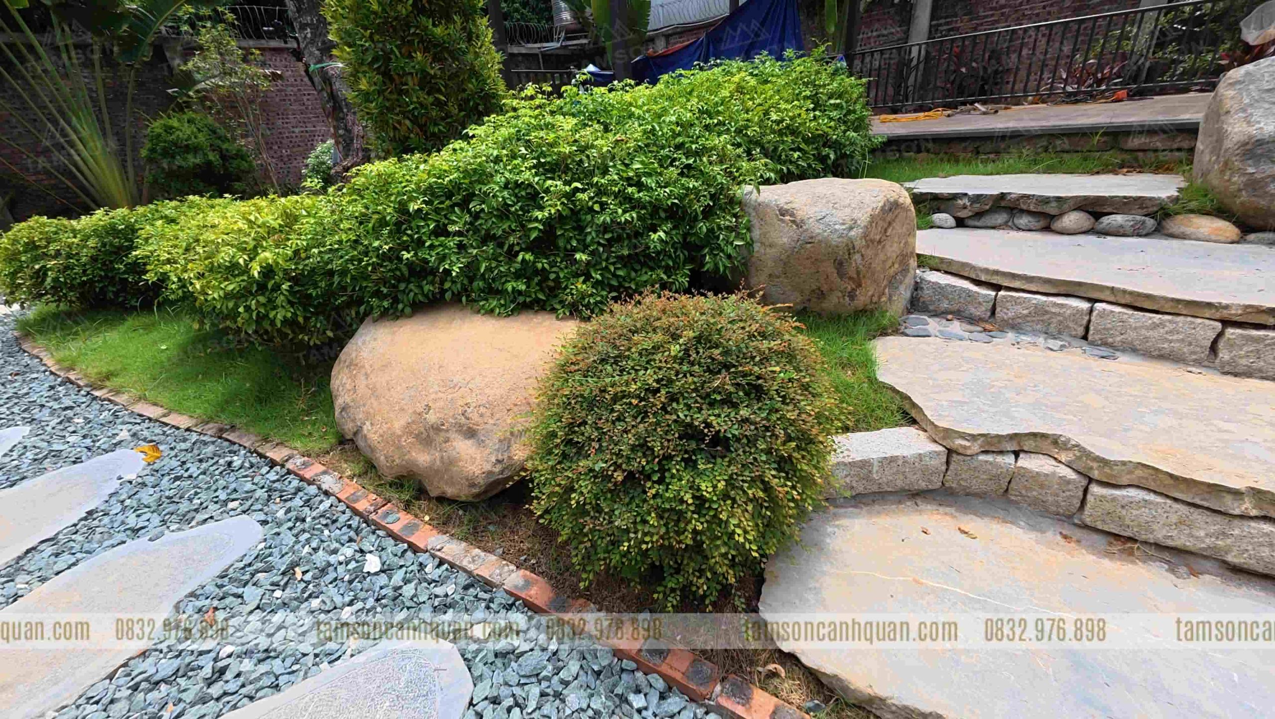 Đá Bước Dạo Kết Hợp Sỏi