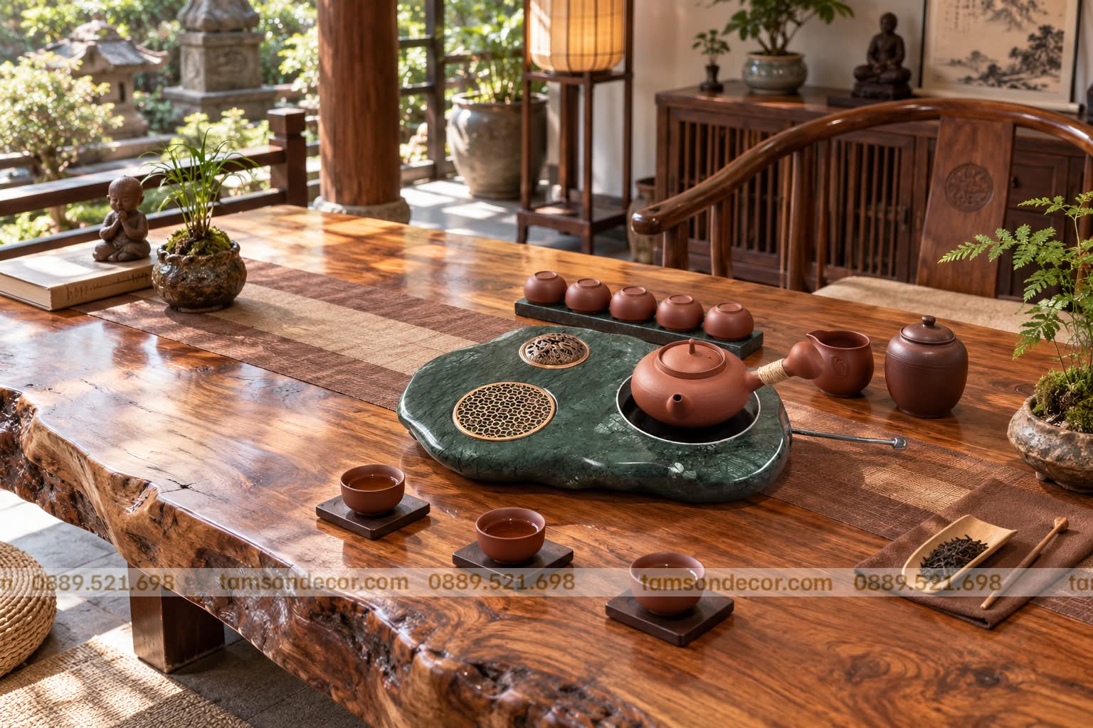 bếp trà đá tự nhiên