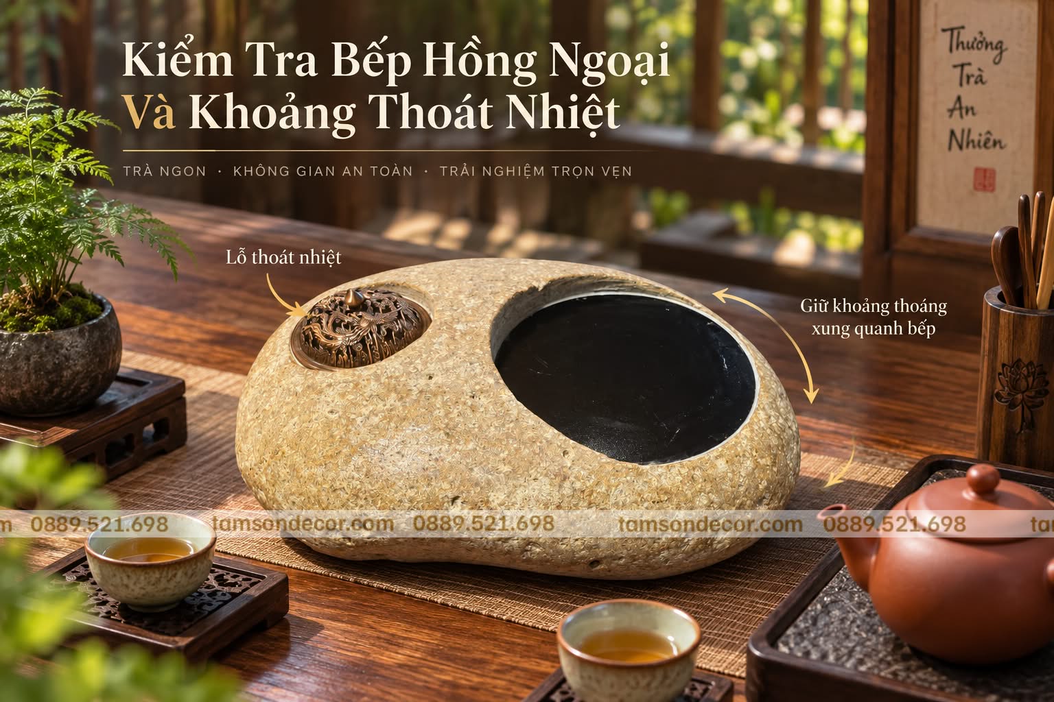 Kiểm Tra Bếp Hồng Ngoại Và Khoảng Thoát Nhiệt