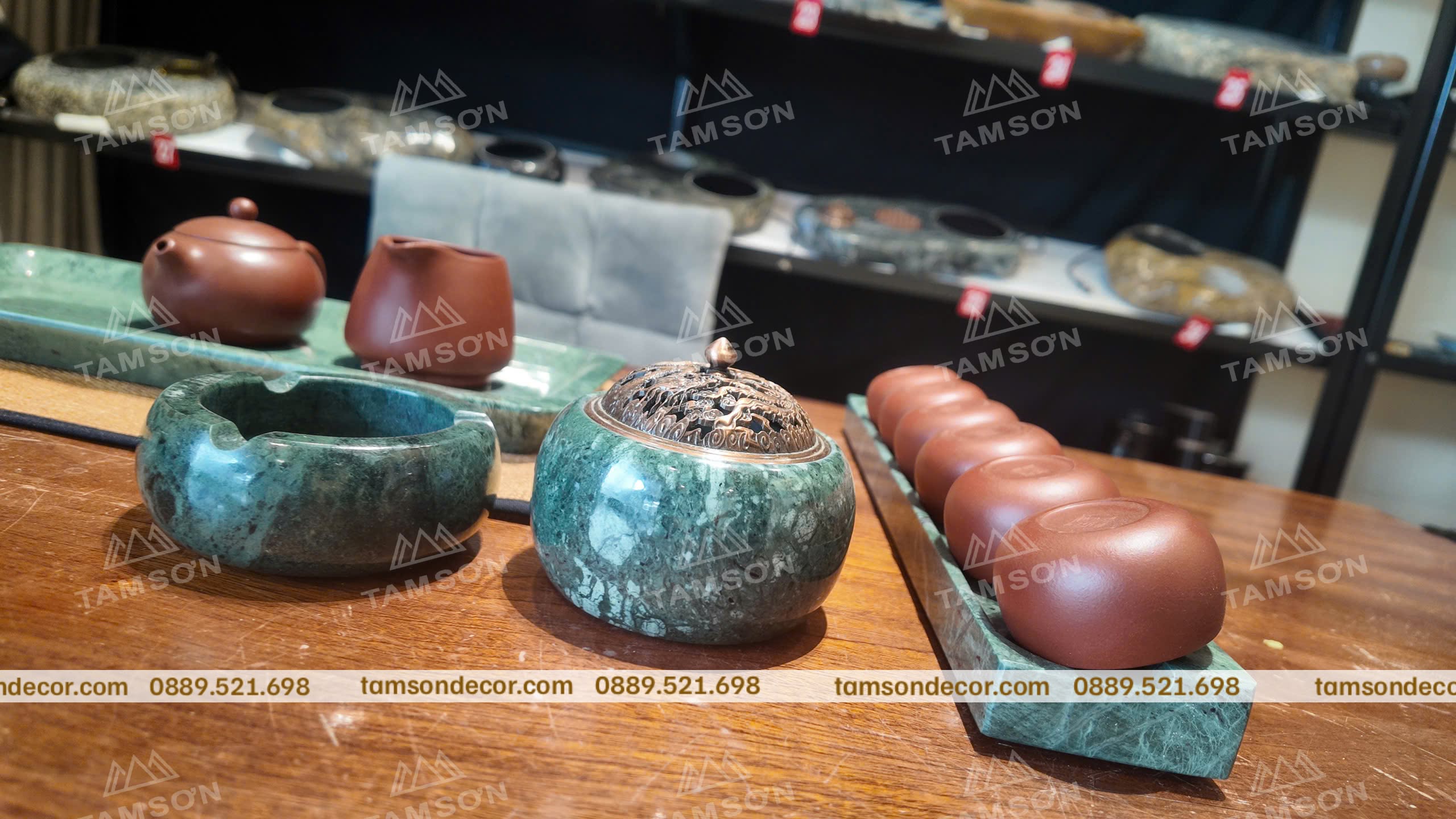COMBO gạt tàn - lư đốt trầm