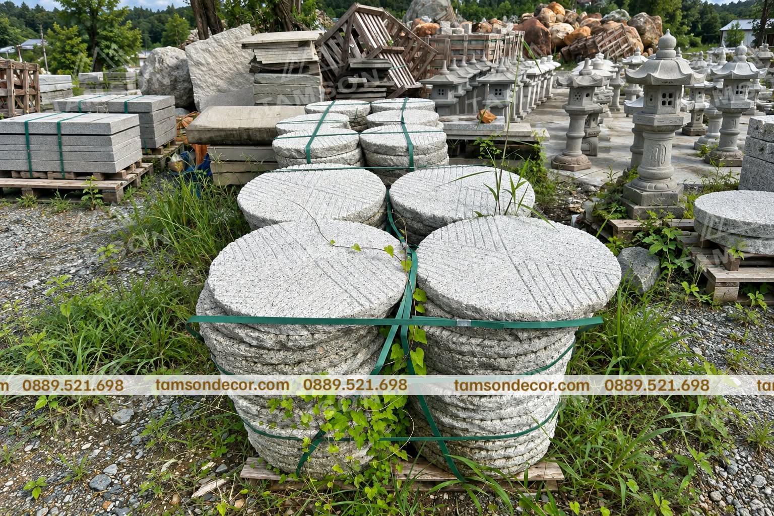 Đá bước dạo sân vườn
