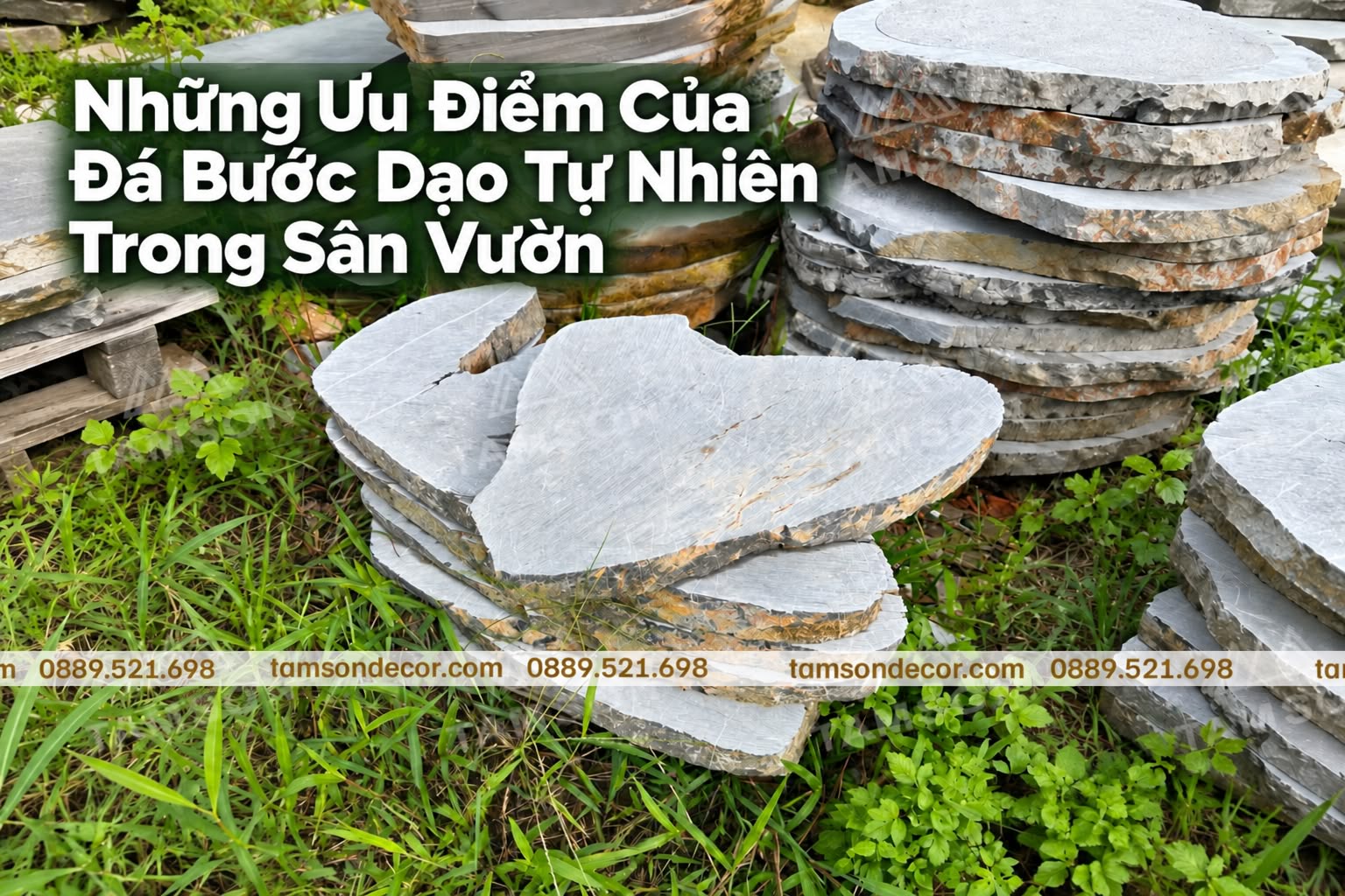 Những Ưu Điểm Của Đá Bước Dạo Tự Nhiên Trong Sân Vườn