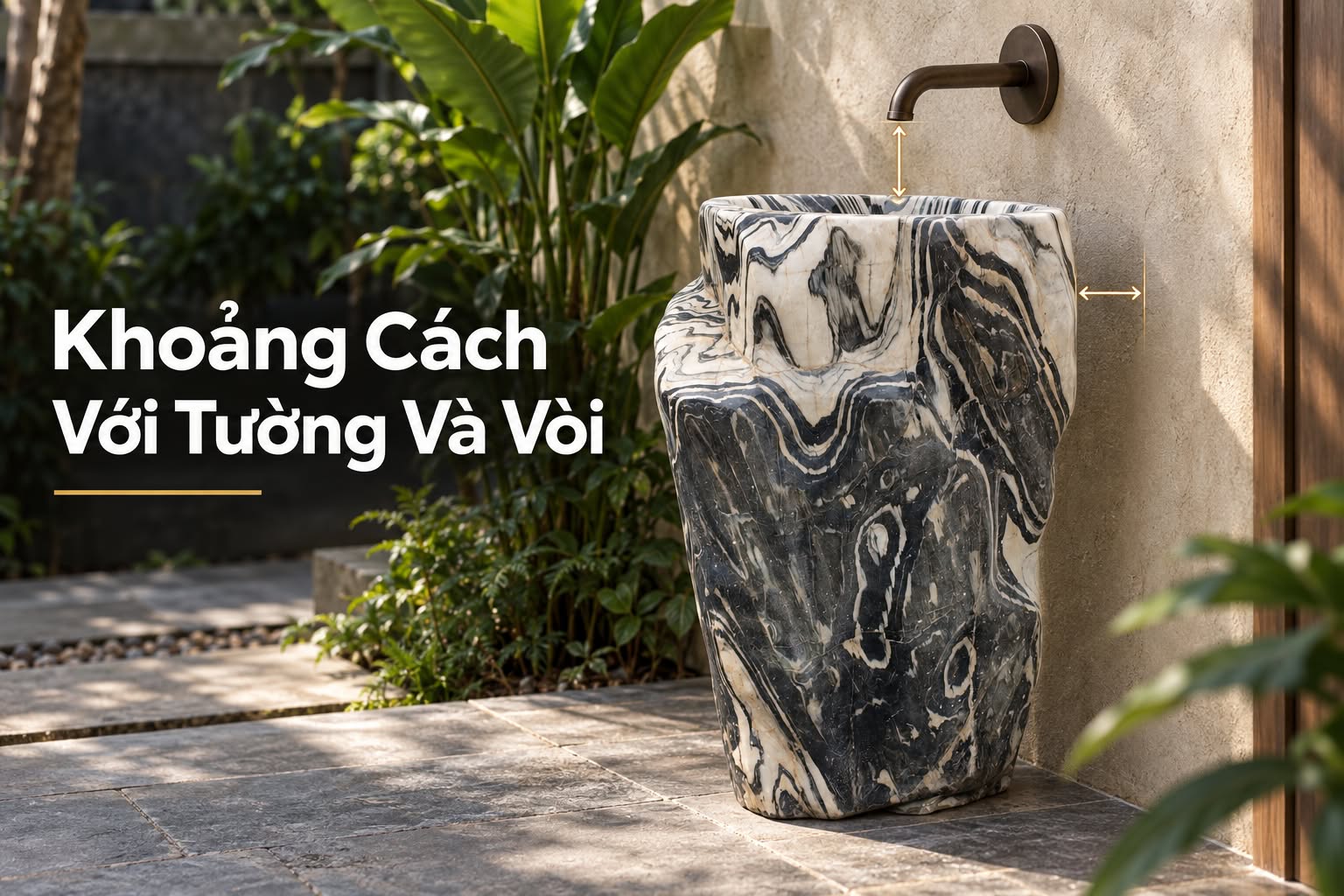 Kích Thước Và Chiều Cao Lắp Lavabo Đá Tự Nhiên