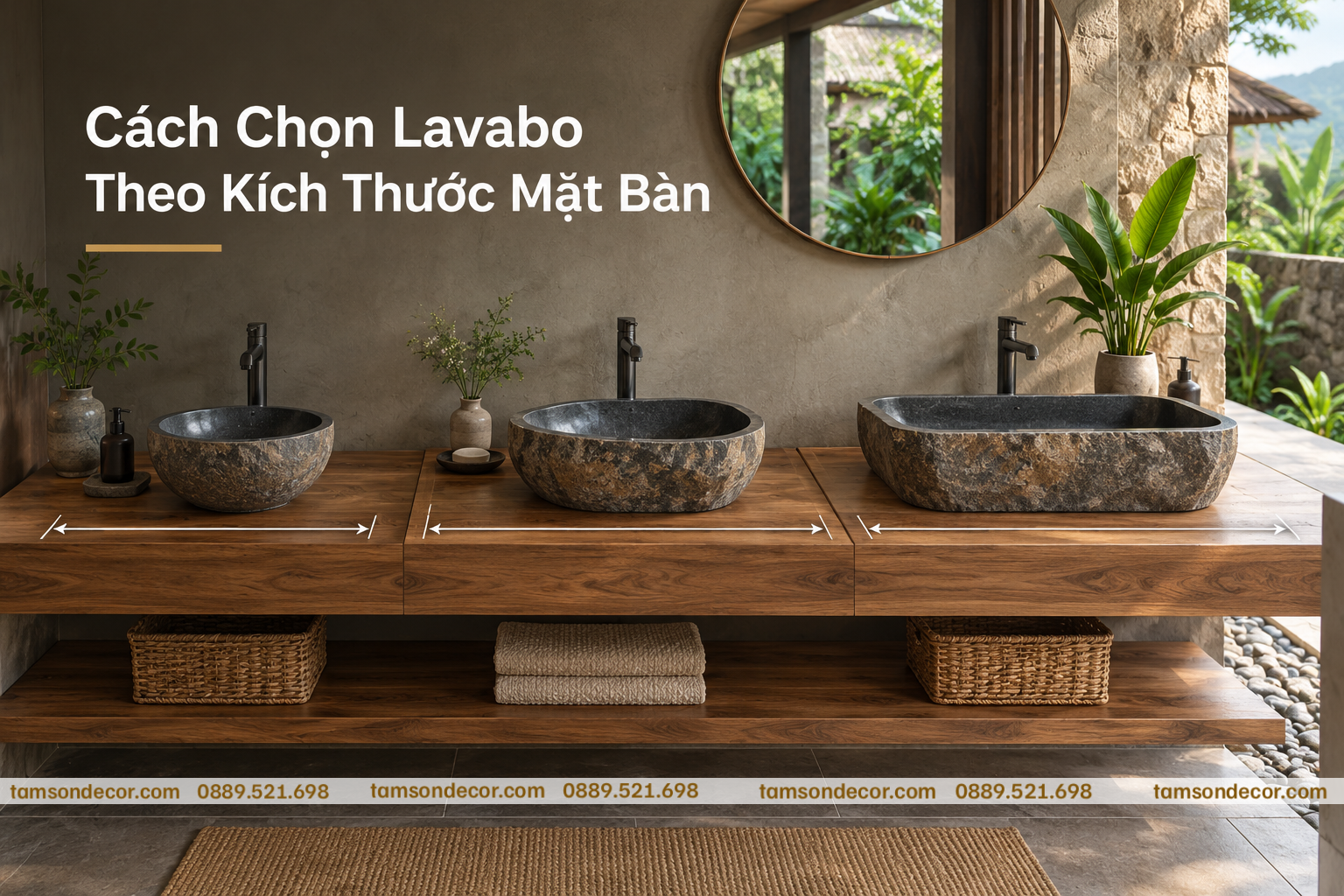 Cách Chọn Lavabo Theo Mặt Bàn Và Không Gian