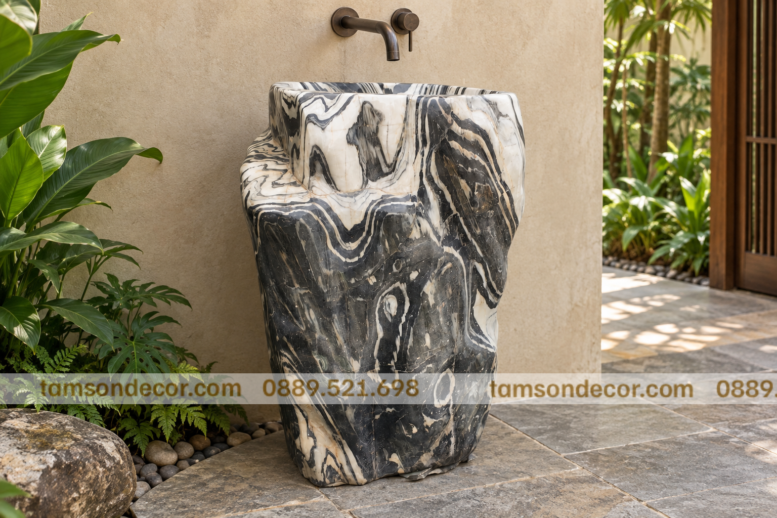 Kích Thước Và Chiều Cao Lắp Lavabo Đá Tự Nhiên