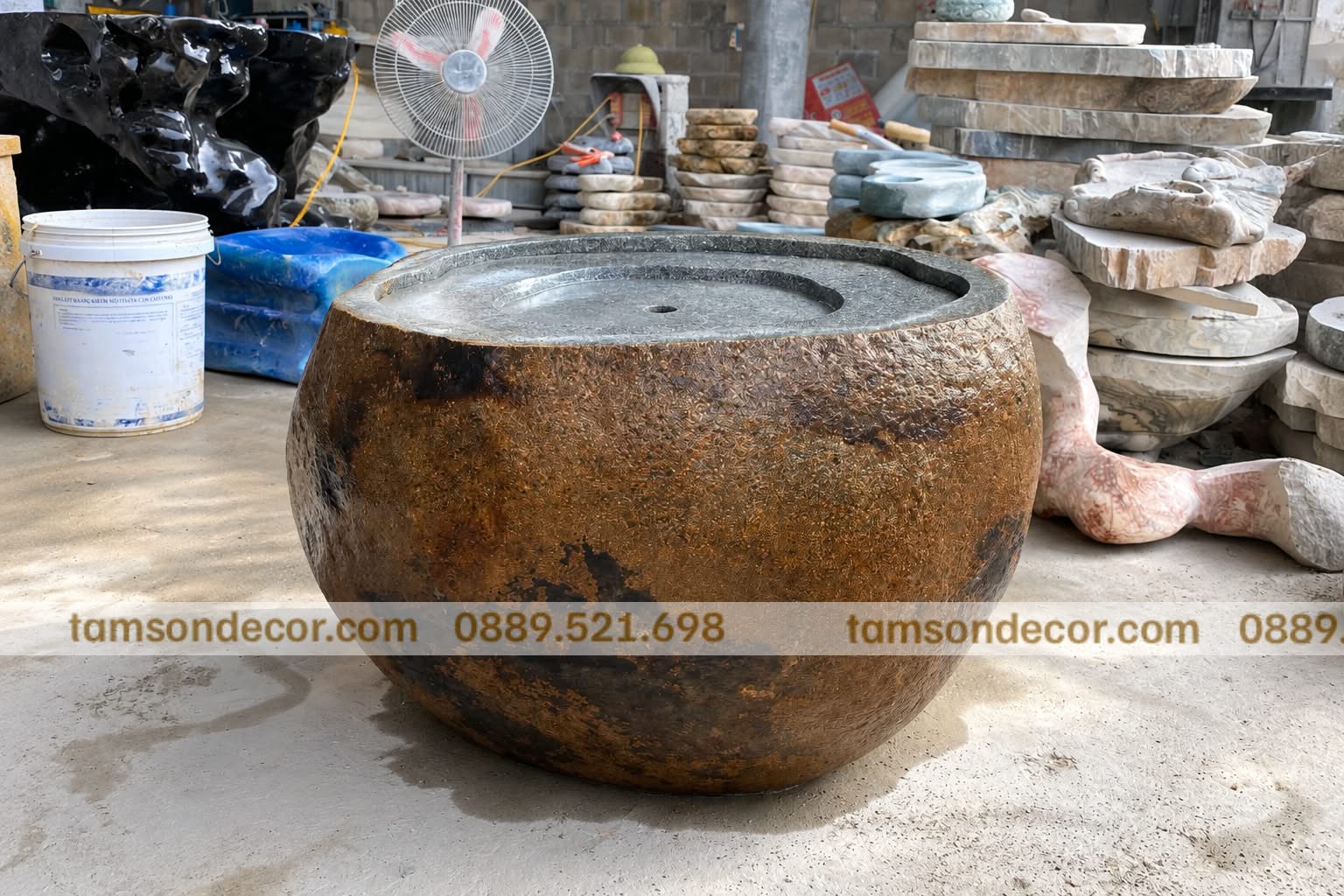lu tiểu cảnh sân vườn