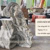 Chân Bàn Trà Bằng Đá Tự Nhiên Vân Mây Tại Tam Sơn